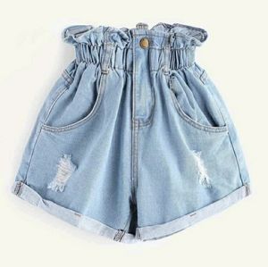Denim Highwaisted shorts